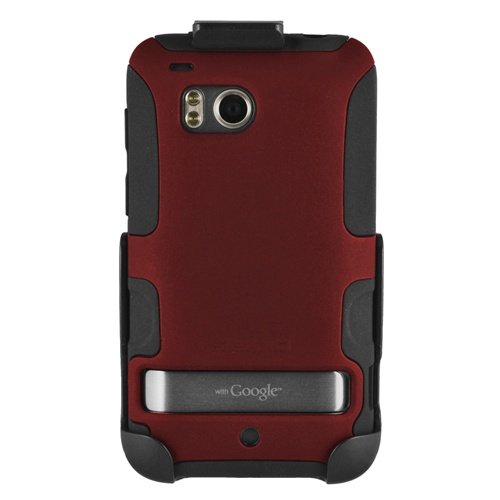 Seidio BD2-HK3HTMEC-RD DILEX Case and Holster Combo for use with HTC ThunderBolt - Burgundy