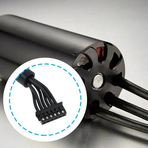 Cable sensor motor 6 pines 175mm contra tirones en variador RC 3