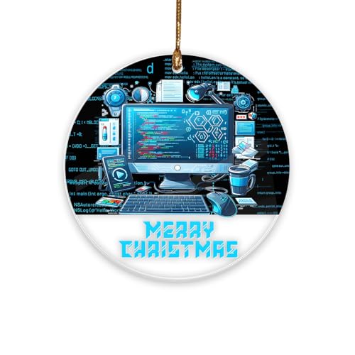 Décoration de Noël programmeur 2025 ornement informatique geek et codeur