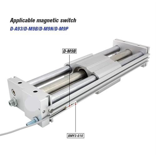 Cylindre sans tige CY1S à palier coulissant haute résistance alésage 20