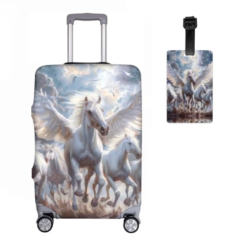 Housse de valise pour eviter les rayures de soute Pferdss lot de 2 protections de bagages R6