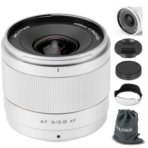 VILTROX 9mm F2.8 XF �I�[�g�t�H�[�J�X�����Y Fujifilm Fuji X �}�E���g�p - �V���o�[ | ���L�p�I�[�g�t�H�[�J�X Prime APS-C �����Y�A�x�m�t�C���� X �}�E���g�J���� X-E4 X-E5 X-H1 X-Pro