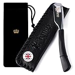 Kamisori Cut Throat Razor for Men by The Kings Cutthroat - Men’s Cutthroat Shaving Straight Razor – Leather Cut Throat Razor Kit Bag Included – Essential Male Grooming Accessory for Beards NO Blades