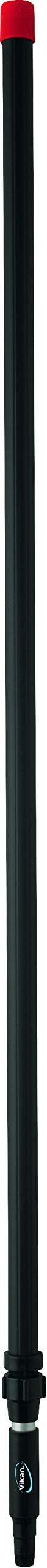 Vikan 297552 Aluminium Telescopic Handle, Black, 32 mm Diameter, 1575 mm Length, 278 x 3.2 x 3.2 cm