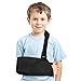 Produktbild Armschlinge Kinder, Armschlinge für Gebrochenen Arm Schulterschlinge Kinder mit Daumenschlaufe und Schulterpolster, Arm immobilizer Armschlaufe für Handgelenk, Ellbogen, Schulterverletzung