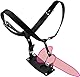 Frauen Keuschheitsgürtel Strap-On Harness PU Leder SM Erotisches Sexspielzeug Bondage Strap Dildo Harness Verstellbarer Gürtel Lesbische Doppeldildo Straps Hose für Butt Plug und Dildo