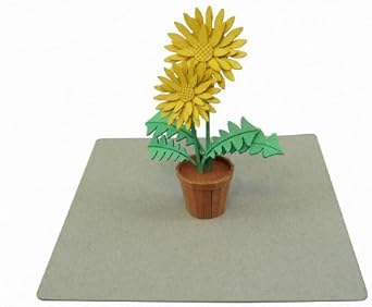 Amazon さんけい みにちゅあーとプチ タンポポ ペーパークラフトキット ペーパーアート 通販