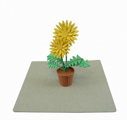 Minichua et Petit pissenlit en kit papier pour décorer un bureau zen