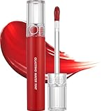 rom&nd] Glasting Water Tint 8 colors | Vivid color, Glossy Finish, Long-lasting, moisturizing, Highlighting, Natural-beauty | Lip Tint for Daily Use, K-beauty | 4g/0.14oz No.02 RED DROP