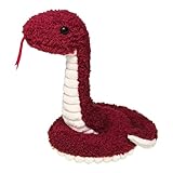 Doindute Wine Red Plush Snake Stuffed Animal Toy, Soft Cuddly Plushie Hugger Toy for Boys & Girls, Gifts for Kids or Girlfriend, 17 Inches