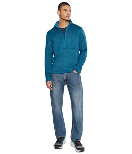 Image of Marmot Mens Drop Line 1 /2 Zip Nautical Blue Heather 2XL One Size