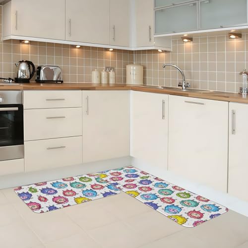 Alfombras de cocina EdWal con ovejas: diseño de granja impermeable para tu hogar 3