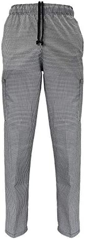 Natural Uniforms Classic Chef Cargo Pants (Houndstooth Single, Medium)