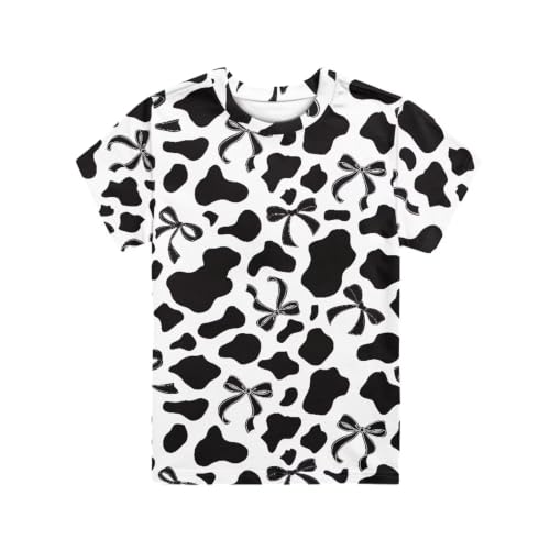 Image of Renewold Kids Novelty T-Shirt for Girls Boys Short Sleeve Crewneck Summer Tee Soft Breathable Graphic Shirt for Age 2-16