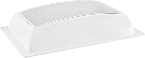 RecPro Cúpula interior de tragaluz RV con ventana transparente | 14 x 22 pulgadas tragaluz interior universal