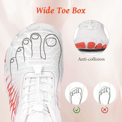 Image of Hike Footwear Barefoot Shoes, Pro Barefoot Shoes Women Men, Athletic Hiking Shoes, Minimalist Water Shoes Breathable Quick Dry Zero Drop Trail Running Shoes with Non-Slip Sole & Wide Toe Box