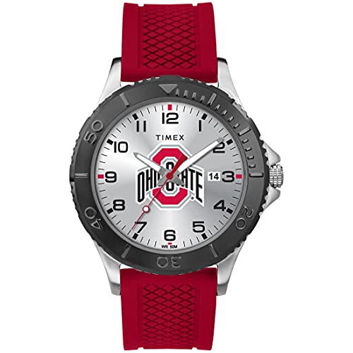 Image of Timex Tribute Men's Collegiate Gamer 42mm Watch - Georgia Bulldogs with Black Silicone Strap