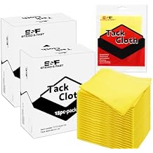 S&F STEAD & FAST Tack Cloth Automotive Painting, 30-pc Tack Cloths for Removing Dust 18" x 36", Sticky Tac Cloths, Professional Grade Tac Rags for Woodworking, Tak Rag Bulk Pack