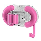 Supporto a ventosa per, 10 cm, 66 g, struttura in ABS, forte portante, facile da installare, resistente ai, per organizzare gli strumenti di pulizia in casa o ripostiglio