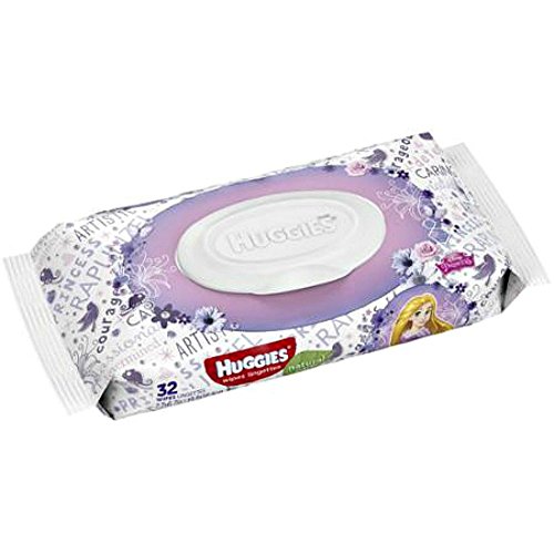 Huggies Wipes, Alcohol Free, Disney Princess, 32 ct (Pack of 16)