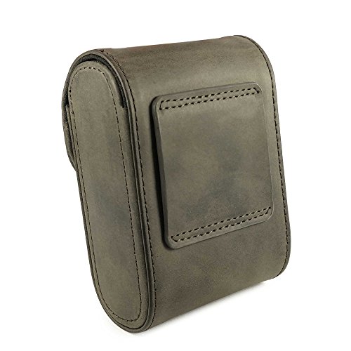 [Crush-Proof Folding Sunglasses Case with Belt Loop for Ray-Ban Wayfarer Folding - Brown (Sunglasses Not Included)3