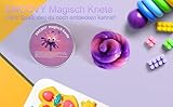 ENCOVY Magic Knete Intelligente Slime 80g, Magische Putty Inteligenteknete Violett Wärmeempfindlicher Dough Farbwechsel, Therapieknete, Stressball Ersatz DIY Spielzeug Kinder Jungen Mädchen Erwachsene