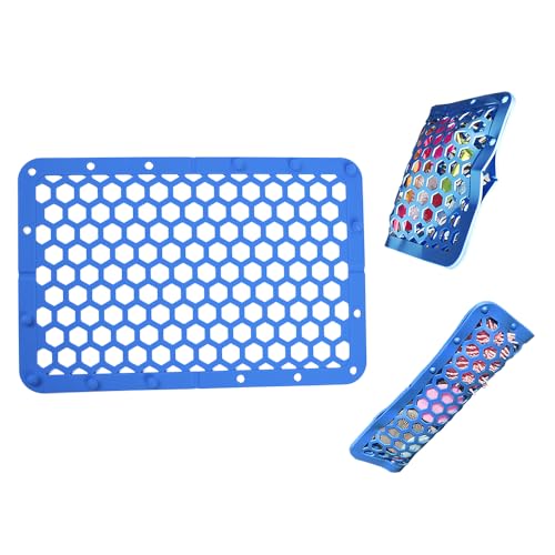 Image of REVEX Silicone Dishwasher Bag,Dishwasher Basket for Baby Items,Baby Bottle Dishwasher Baskets with Adjustable Sizing for Small Parts,Nipples,Pacifiers and Toy Accessories.(Blue),11.8" x 7.9"