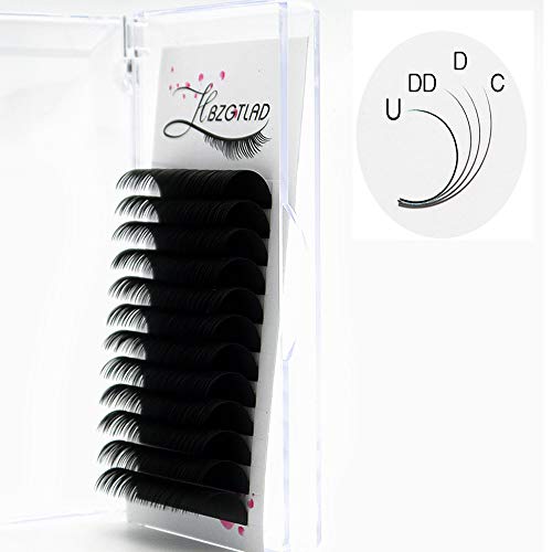 HBZGTLAD New U/C/D/DD 8-20mm Faux Mink Individual Eyelash Lashes Maquiagem Cilios For Professionals Soft Mink Eyelash Extension (0.05mm-DD, 20-25mm?Mix)
