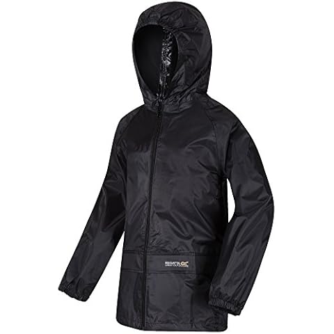 Regatta Kids Fully Waterproof Jacket Black Cover