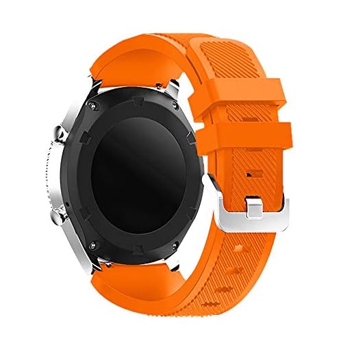 Syxinn Kompatibel med rem Gear S3 Frontier/Classic/Galaxy Watch 46 mm remmar mjukt silikon ersättningsarmband armband sportrem för Gear S3/Moto 360 2:a generationen 46 mm