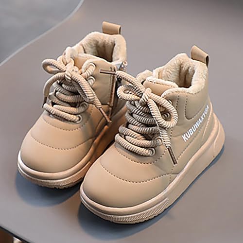 Girls Ankle Boots Combat Boots Lace Up Non-Slip Cowboy Boots Breathable Toddler Boots for Toddler Little Kid Big Kid2