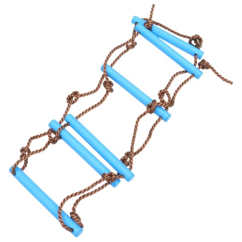 Toddmomy Portable Ladder Section Outdoor Climbing for Active Safe Construction Creative Sports Supplies for Blue