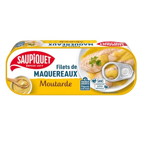 Saupiquet de Maquereaux à La Moutarde, 169g