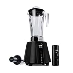 BioChef Living Food Vacuum Blender - 1680 Watt Motor, 2L BPA Free Jug - High Speed Blender with Temperature Tamper + Vacuum Blending Accessory with Vacuum Seal Bags (Black)