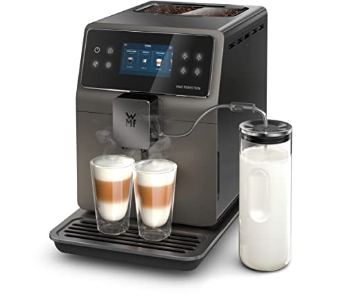WMF Perfection 780L Kaffeevollautomat mit Milchsystem,18 Getränkespezialitäten, Double Thermoblock, Edelstahl-Mahlwerk…