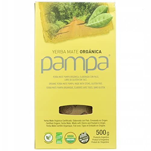 Yerba Mate Pampa Organica con Palo 500 Grs