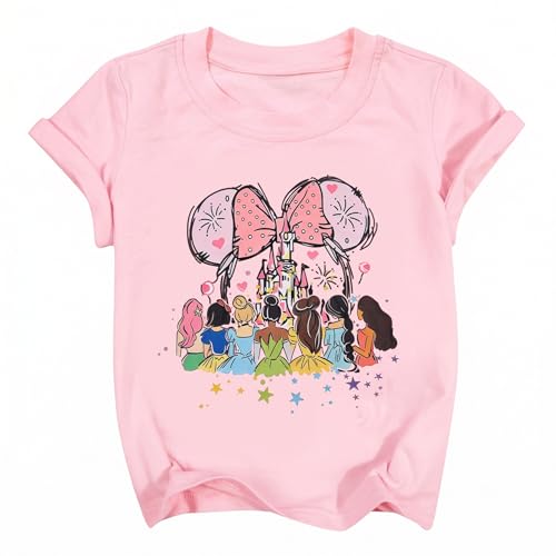 Image of Magic Kingdom Shirt for Girls - Princess Magical Shirts Cute Graphic Kids Toddler Holiday Vacation Tee Top