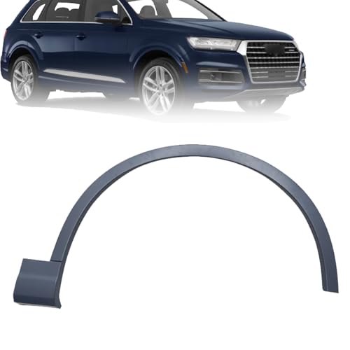 SecosAutoparts Fender Flare Front Right Side Compatible with Audi Q7 2017 2018 2019 Replace# 4M0853718AGRU, 4M0-853-718-A-GRU Front Passenger Side Fender Flare