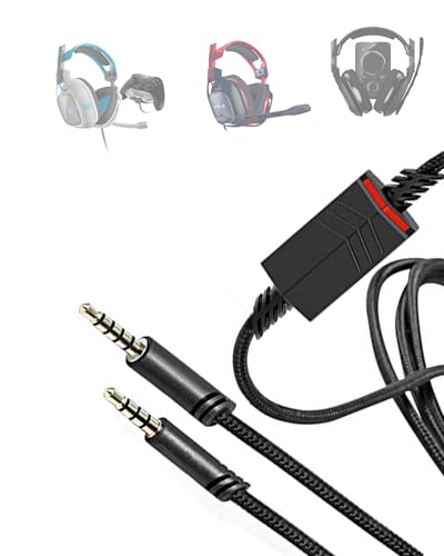 FCD TRUST Replacement for Astro A40 Headset Cord Compatible with Astro A40 Inline Mute Audio Cable for Astro A10/A40/A40TR Gaming Headset,Compatible with PS5/PS4 Controller?Braided Nylon Rope,6.6FT