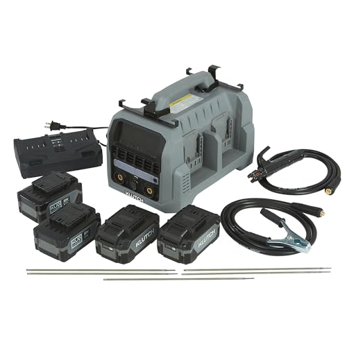Klutch Cordless Welder Kit KLiQ 20V 200A 4-Pack 8.0Ah Batteries