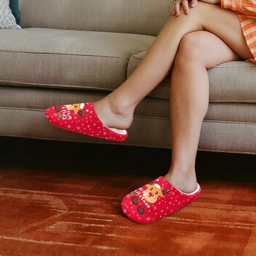 Fuzzy Slippers for Women Men Cozy Plush Fluffy House Shoes for Winter Home Bedroom Flat Slipper3