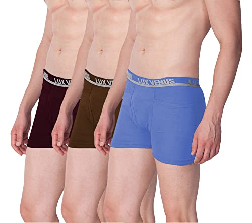 Image of LUX VENUS Men's Pack of 3 Plain Boxers