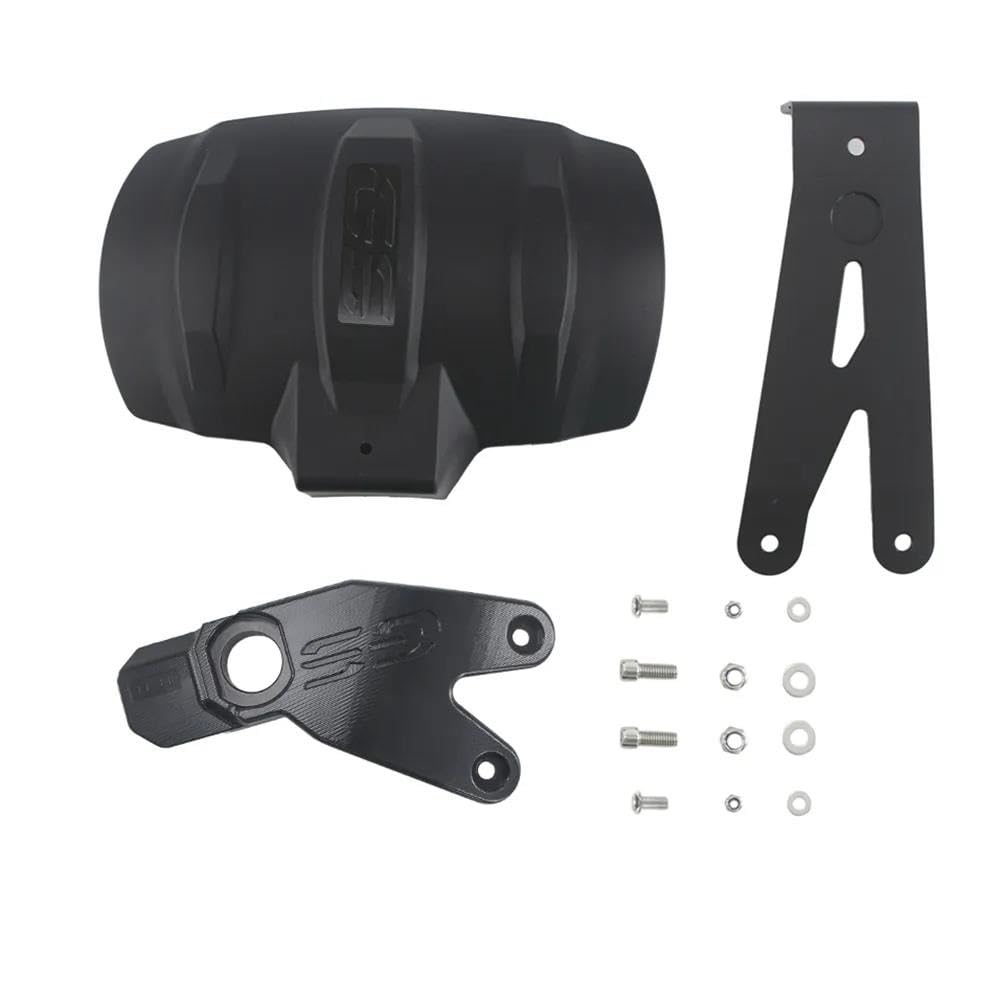 MYVPRO Moto Ruota Hugger Parafango Per BMW F850GS Adventure F750GS F 750 850 GS Adv Parafango Posteriore Paraspruzzi Alluminio Nero One Size