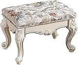  GOODBZ Tabouret de Coiffeuse, Tabouret de Table Basse créative, Tabouret à Langer en Tissu, Pouf de Salon, 37x30x50cm, 37x30x40cm, 37x30x30cm