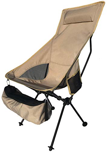 【2020Ver.】ウルトラライト フィットチェア ハイバック 超丈夫A7075航空超々ジュラルミン製 リュックで軽々運べる ゆったりなアウトドアチェア 耐過重120kg 超軽量 1.2kg コンパクトな収納サイズ 45×13cm (シルキーベージュ) 【2020Ver.】ウルトラライト フィットチェア ハイバック 超丈夫A7075航空超々ジュラルミン製 リュックで軽々運べる ゆったりなアウトドアチェア 耐過重120kg 超軽量 1.2kg コンパクトな収納サイズ 45×13cm (シルキーベージュ)