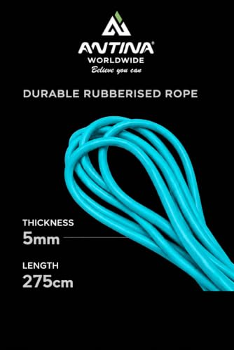 Image of worldwide Skipping Rope for Men, Women & Kids | Adjustable Jump Rope with Foam Handles | Tangle-Free Speed Rope for Fitness, Weight Loss & Home Workout | Exercise Rope