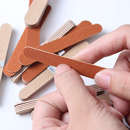 100 Pack of Disposable Nail Files Double Sided Emery Boards-image-49