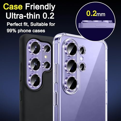 Image of Camera Lens Protector Compatible with Galaxy S26 Ultra | 9H Tempered Glass Lens Guard | HD Clear Scratch Resistant | Full Coverage | Case Friendly | Easy Installation