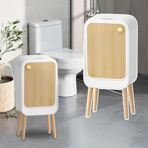 Cubo de basura eléctrico de 20L y papelera inteligente con tapa automática lateral 7