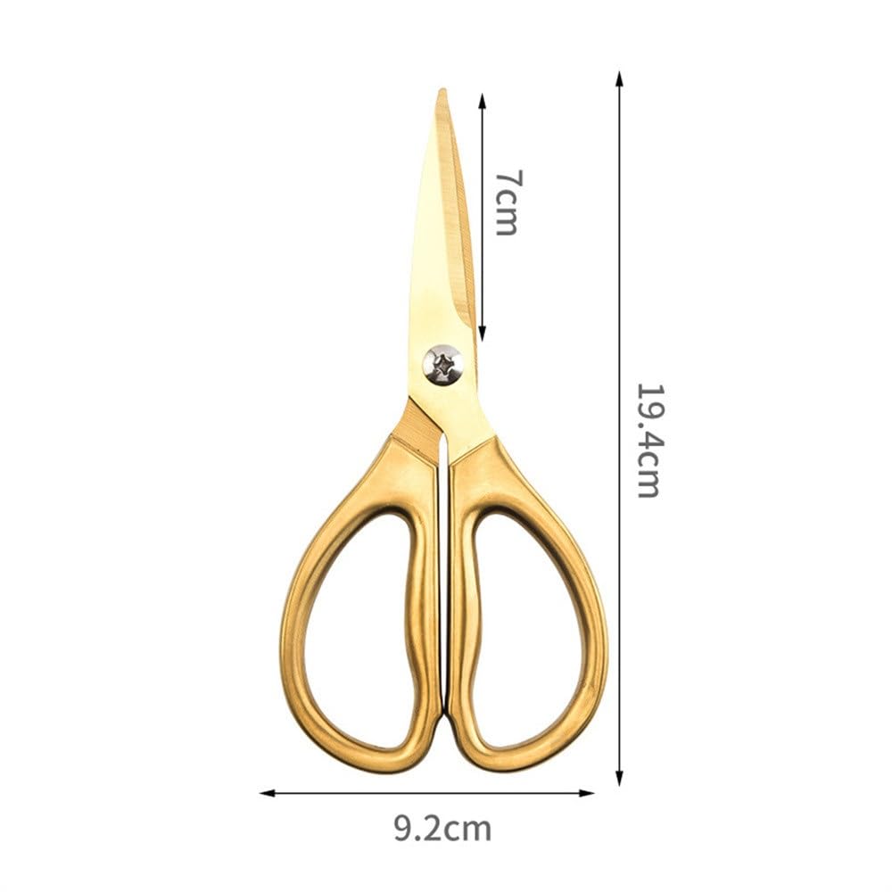 Forbici da Cucina Multiuso Forbici da Cucina multifunzionali in Acciaio Inossidabile Forbici da Cucina for la casa Perfetto Come Regalo(Gold)